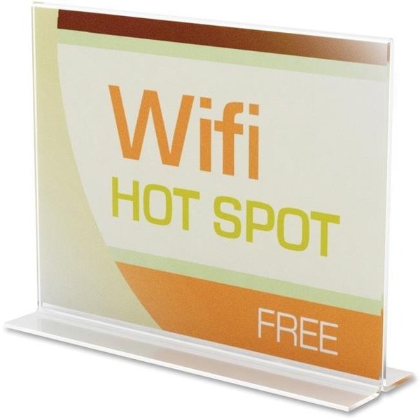 Deflecto Deflect-O Anti-Glare Double-sided Sign Holder DEF879301